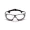 Pyramex Crossovr, Safety Glasses, Anti-Fog & Anti-Scratch, I/O Mirror Lens, Black/Gray Frame SBG10680DT - alternate 4
